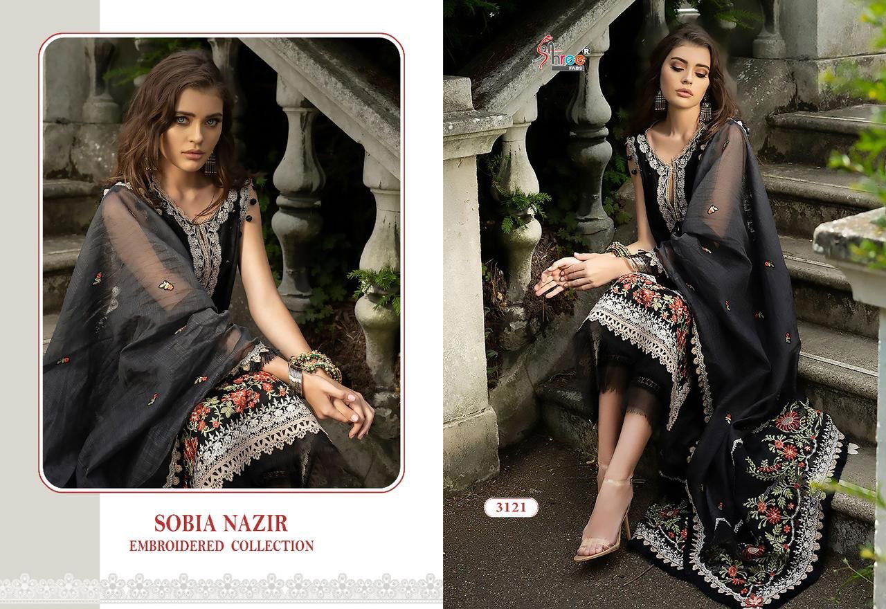 Sobia Nazir By Shree Cotton Pakistani Suits Catalog
